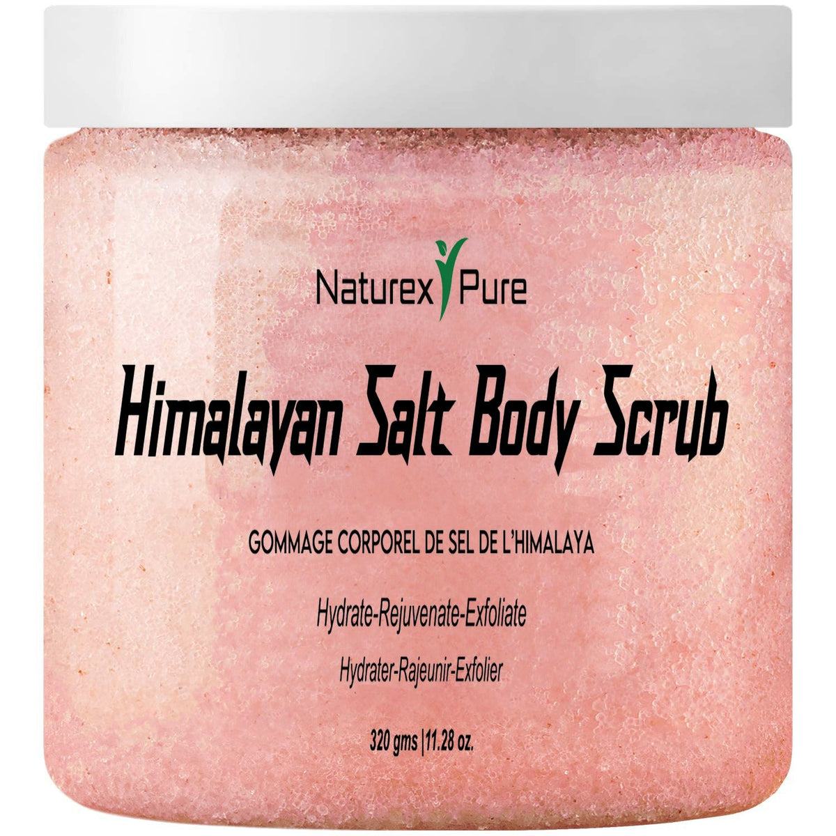 Himalayan salt body scrub