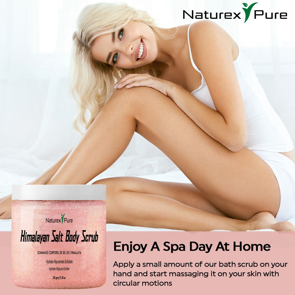 Himalayan salt body scrub